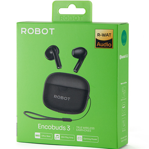 ROBOT TWS Encobubds 3 Robot TWS Bluetooth 3.0 Multiwarna