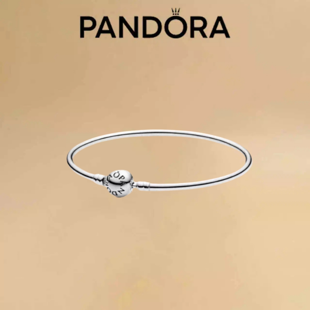 PANDORA Gelang Hadiah Wanita Perak / Gelang Dasar Perak 925, Aksesoris Tangan Mewah