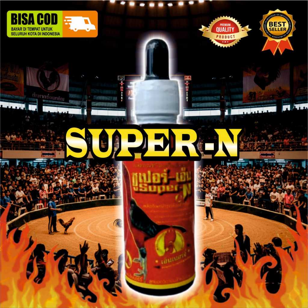 SUPER N ORIGINAL vitamin ayam untuk stamina dan mental ayam