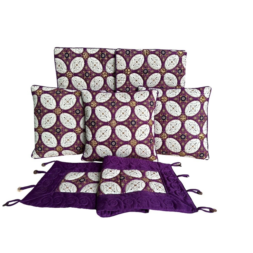 Sarung Bantal Kursi Batik dan Loper