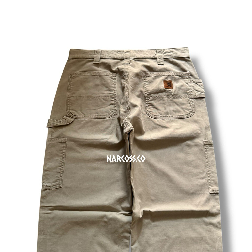 Carhartt Carpenter Pants B151 TAN Original Dungaree Fit  kode - K356 size 33-34 (34x32)