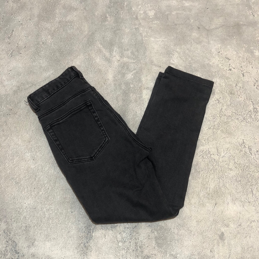 Celana Jeans Abu 8second CJ-080 Original
