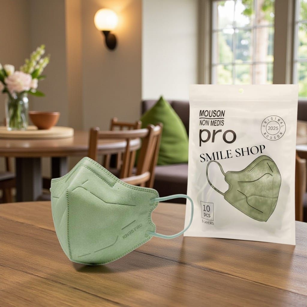 Masker KN95 MOUSON PRO 5PLY 5PACK  ISI 50Pcs