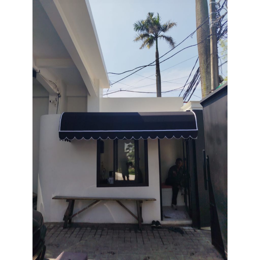 kanopi kain awning anti air