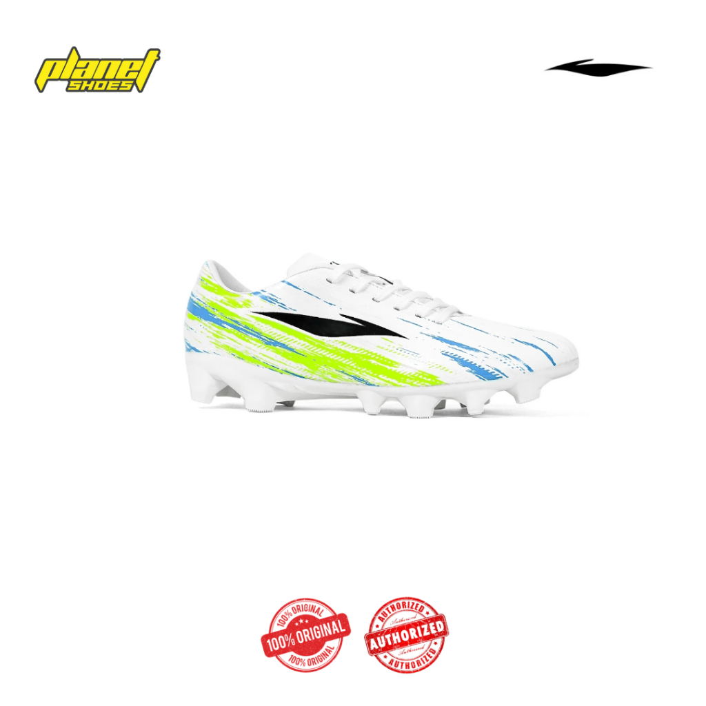 Lycan Sepatu Sepak Bola Tundra White / Black V2 / Sepatu Bola Lycan
