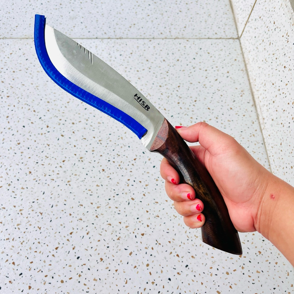 Pisau baja D2 asli Desain bagus full tang kokoh dan awet