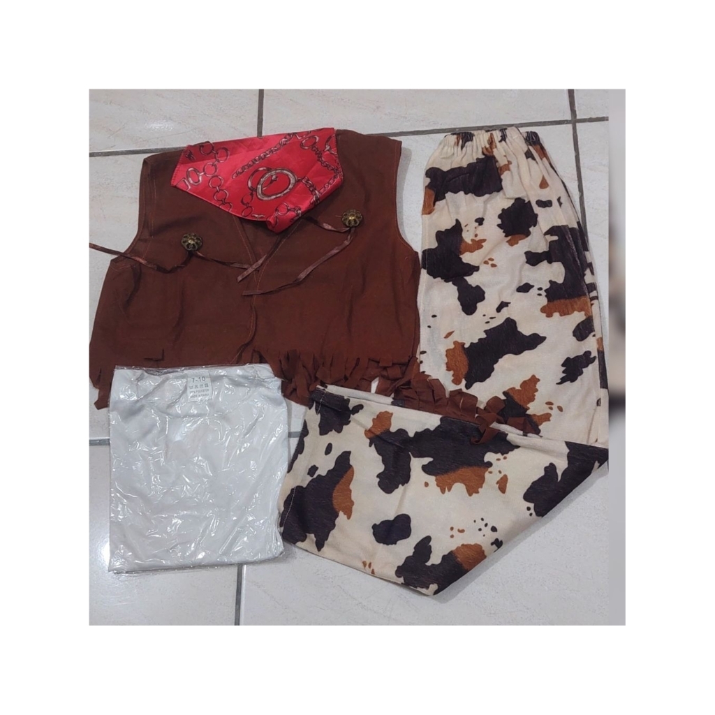 Kostum anak cowok Cowboy (ex display)