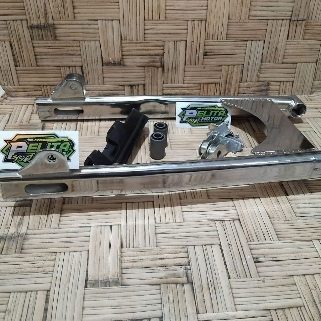 Fork Swing Arm Lengan Ayun NRV pnp CB GL PRO MP Megapro Begel panjang oval Chrome