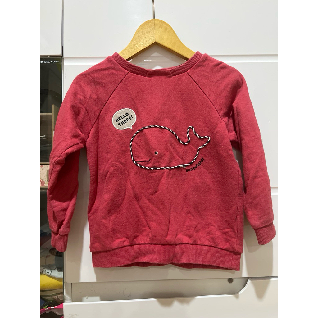 cn merah bluedog baby sz 1-3thn preloved