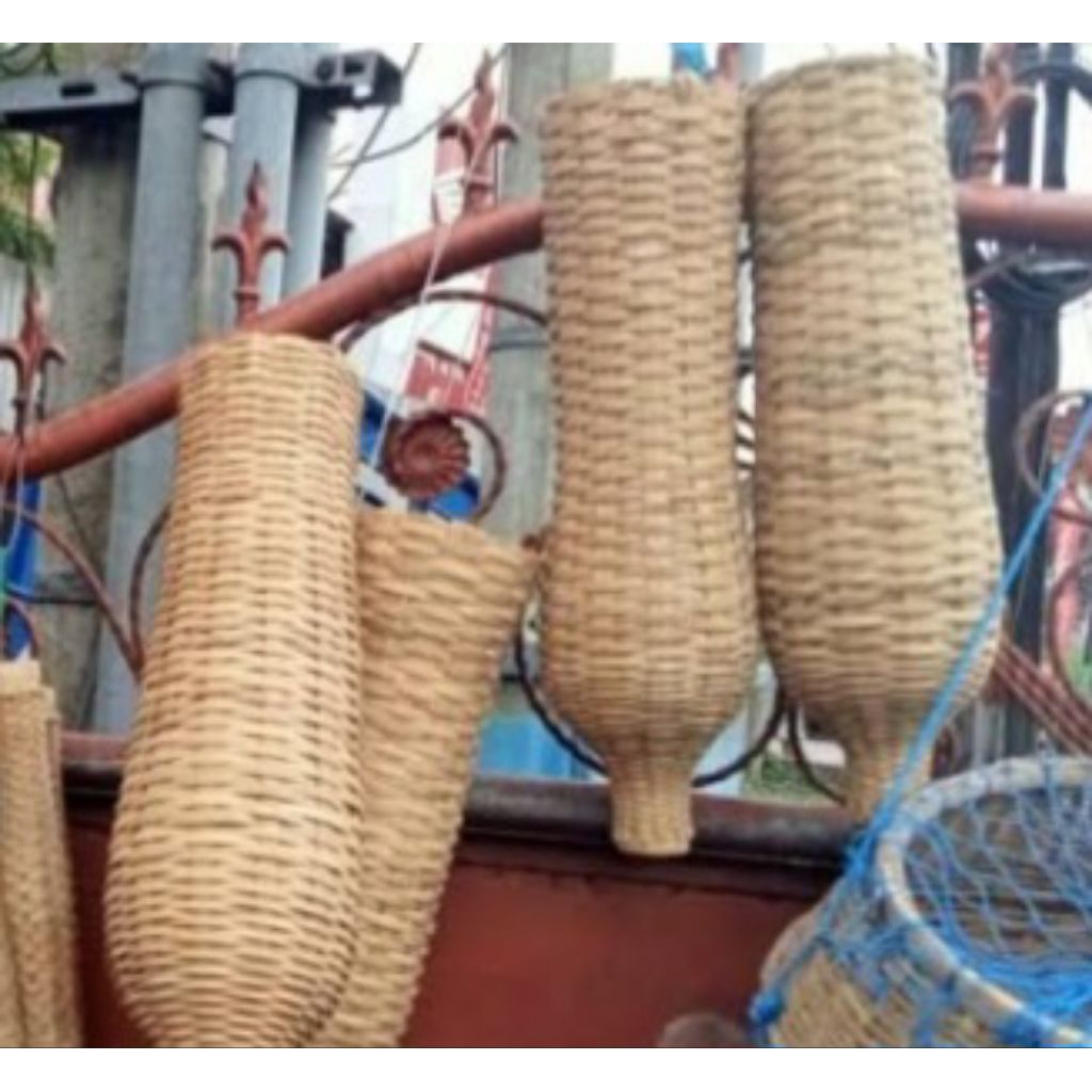 BUBU IKAN DARI BAMBU ASLI BUBU PERANGKAP IKAN ALAMI