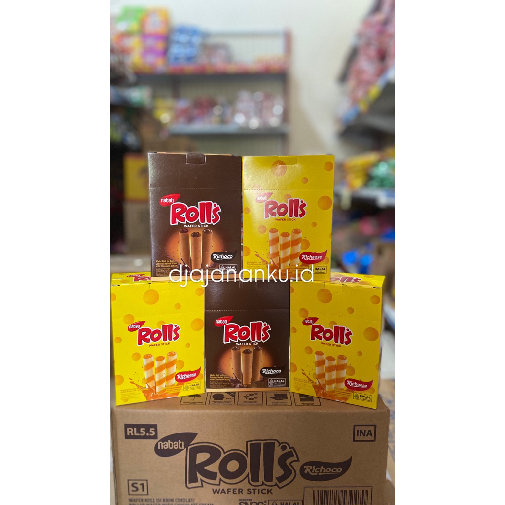 NABATI ROLLS 1 dus ( isi 6box )