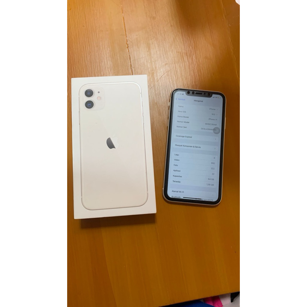 iPhone 11 Second resmi indo, Fungsi Lengkap, Siap Pakai, minus baseband