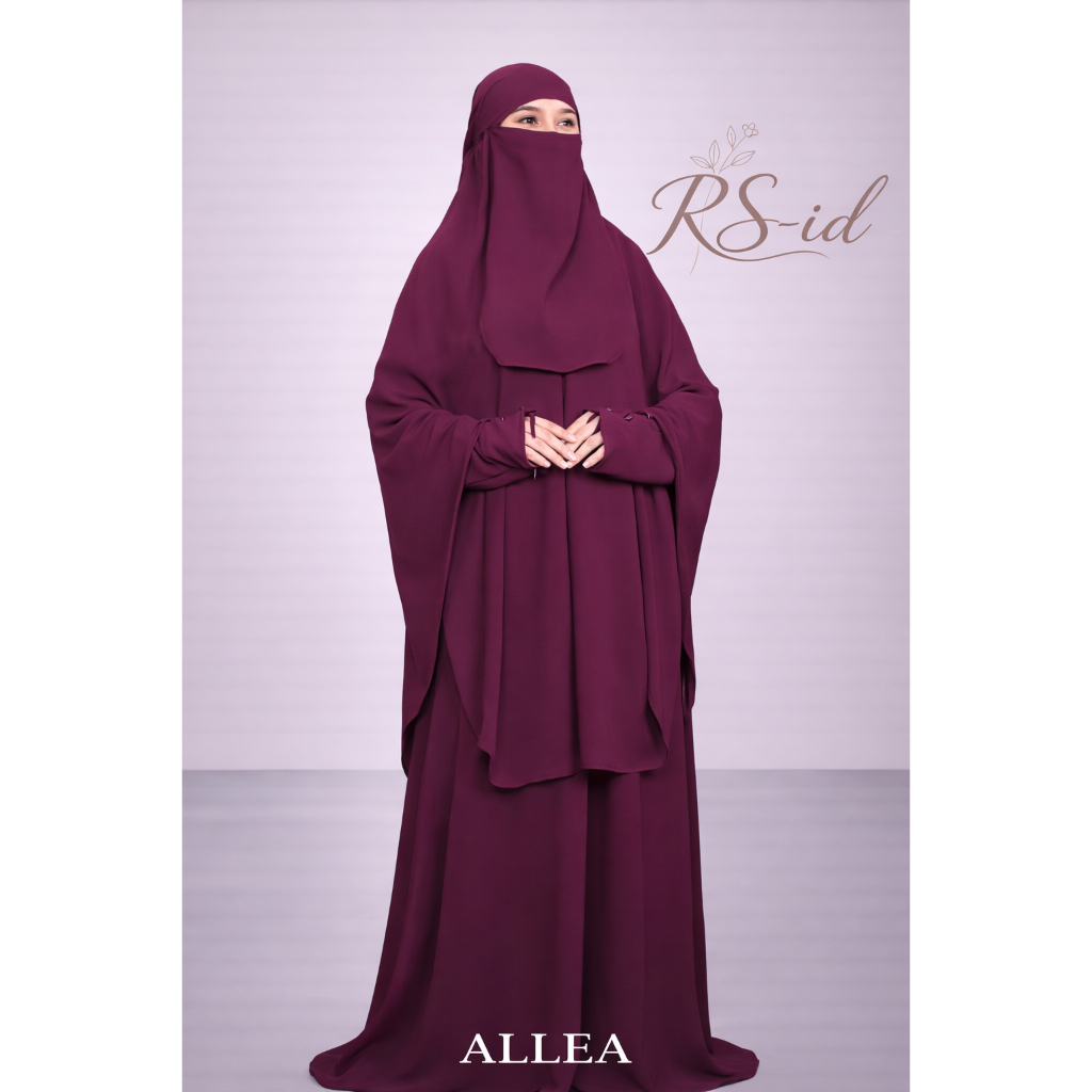 RS-id | Abaya Baju One Set Wanita Plus Cadar Syar'i