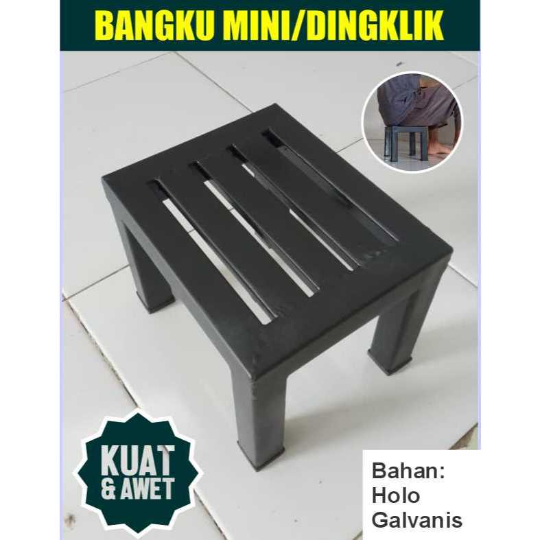 Kursi Jongkok Besi Dingklik Kualitas Bagus