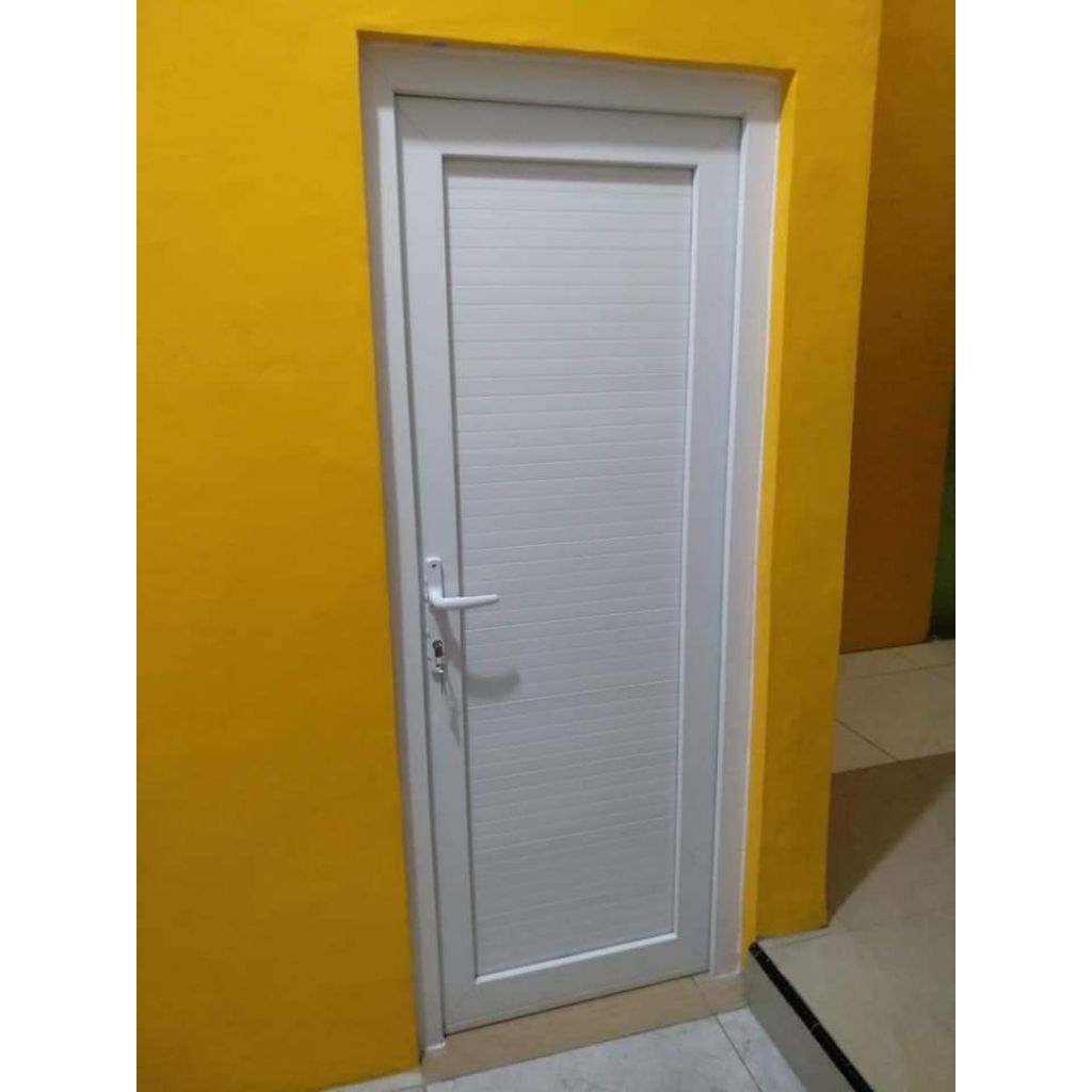 Pintu Kamar Mandi dan Pintu Kamar UPVC CONCH Ukuran 80x200 Sampai dengan 90x210 Pintu Swing Single F
