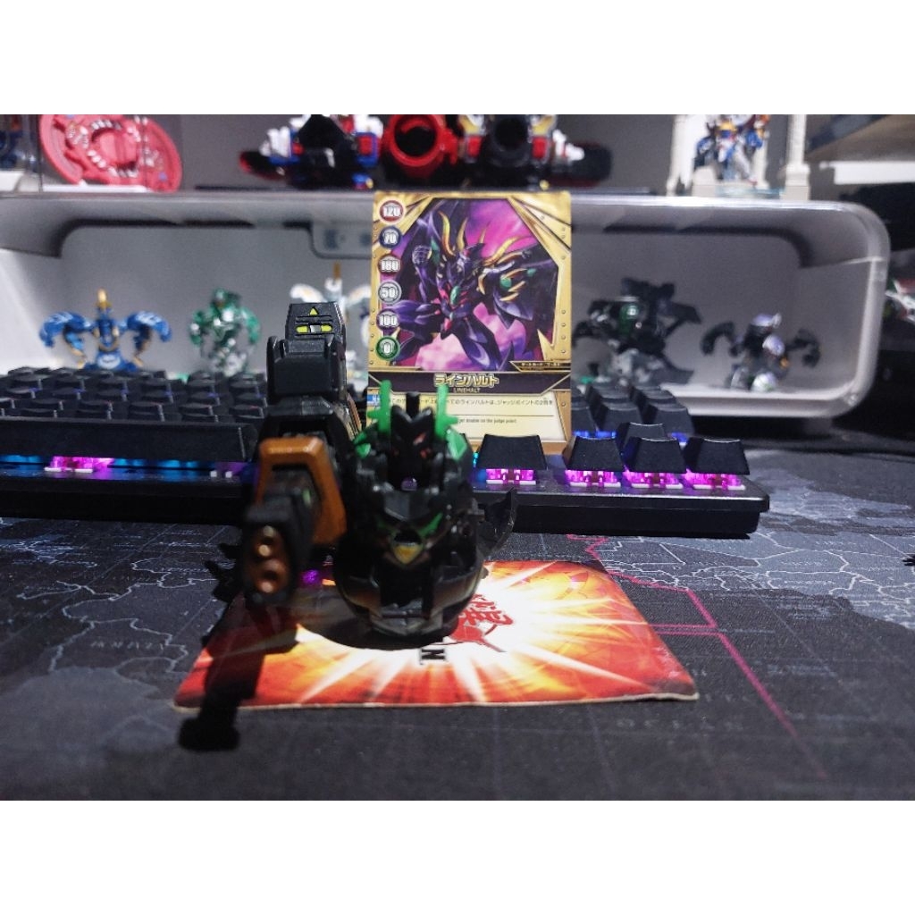 Bakugan Linehalt + Battle Gear Boomix