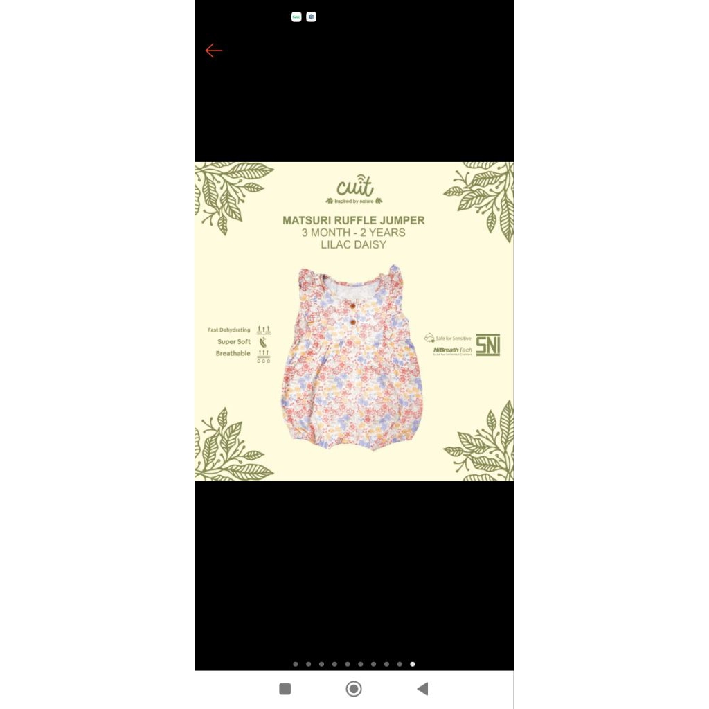 preloved jumper bayi merk Cuit