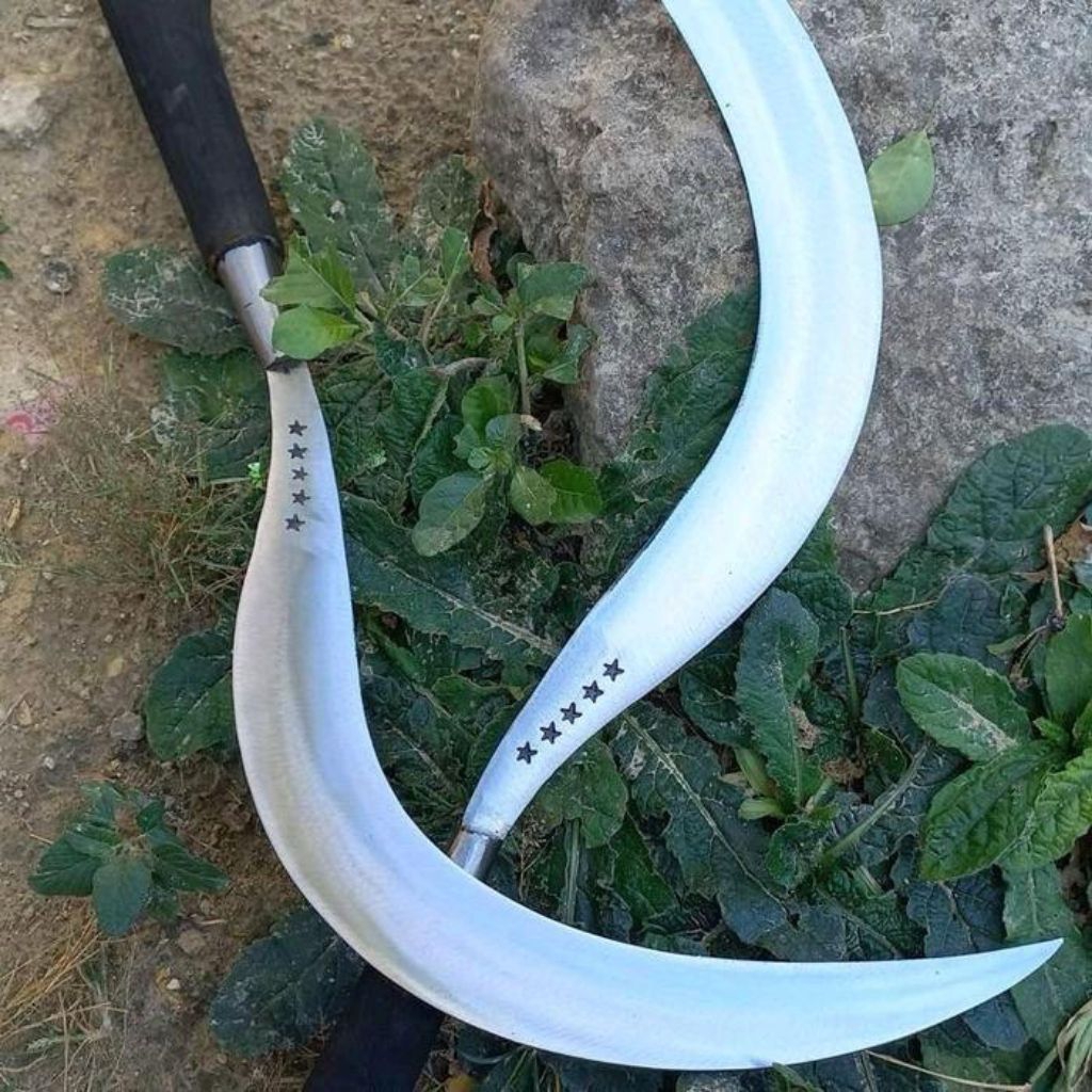 arit /sabit pisau rumput alat berkebun bintang lima ori madura