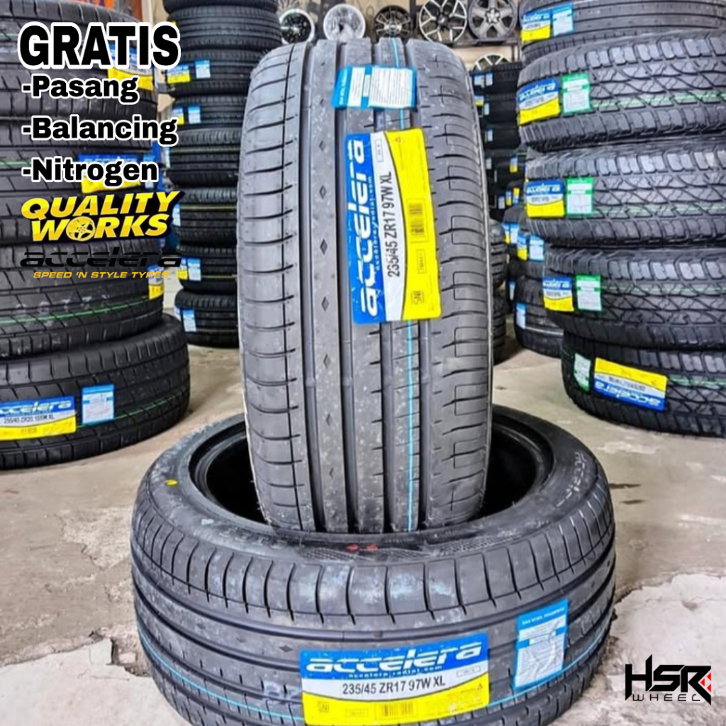 BAN MOBIL 235 45 R17 ACCELERA PHI - BAN RING 17 UKURAN 235/45 R17 TUBLLES