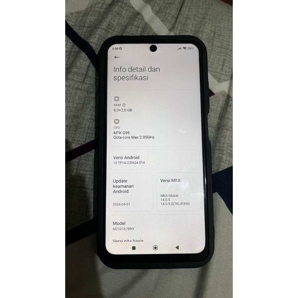 Mesin Redmi Note 10S Ram 6+2 Internal 128GB Normal Siap Pakai Tested ( Mesin Only )