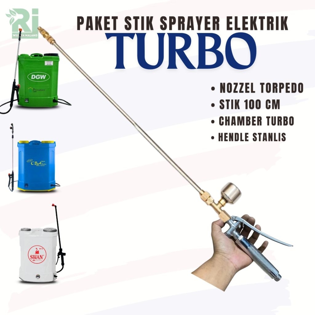 PAKET STIK TURBO SPRAYER ELEKTRIK / STIK SPRAYER THAILAND / STIK CUSTOM RAKITAN THAILAND
