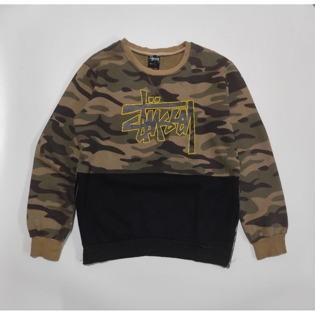 Crewneck Stussy Camo Fashion