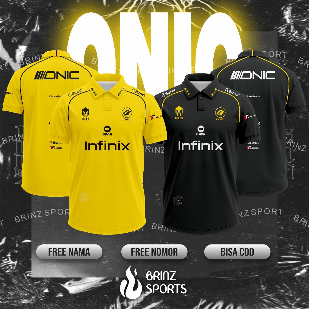 Jersey Kaos Onic 2027 / Jersey Onic X Mills / Jersey Onic Oversize / Jersey Onic 2027 / GRATIS GANTI