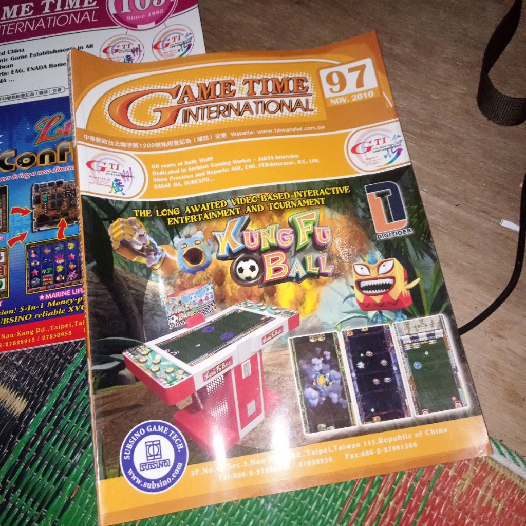 GAME TIME, majalah Game Internasional, English