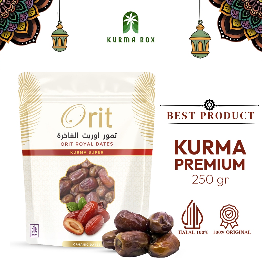 Kurma Sukari Orit Jumbo 250gr Kurma Kualitas Super Kurma Jumbo Premium