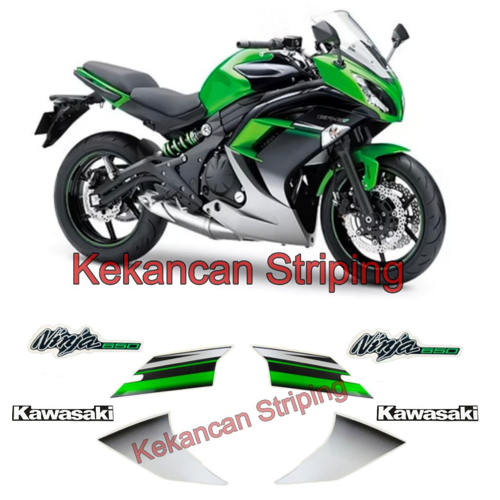 Striping sticker Kawasaki ER6F ER6_F ABS ( Tahun 2015 - 2016 ) Special Edition