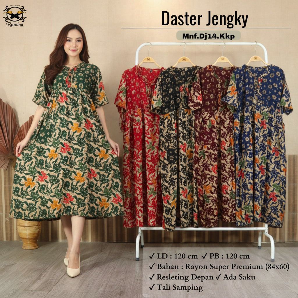 midi dres Rumina batik