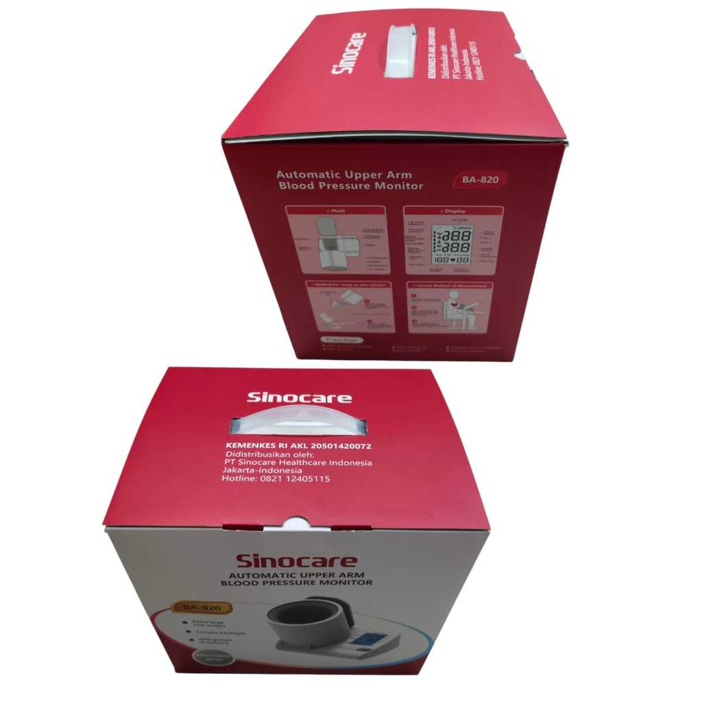 Sinocare Alat Tensi Darah Digital Pengukur Tensi Monitor Automatic
