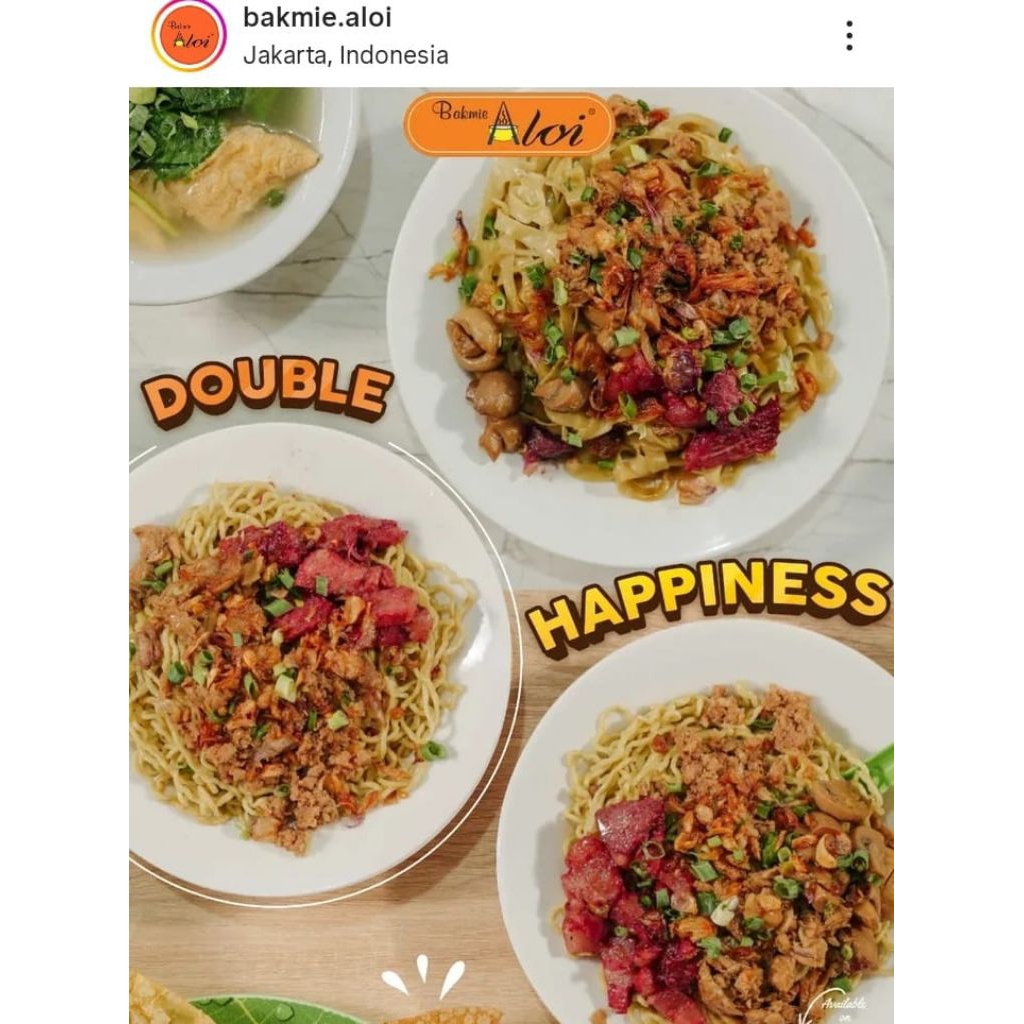 BAKMI ALOI FROZEN BAKMI AYAM ALOI BAKMI KOMPLIT ALOI FROZEN BAKMI CAMPUR ALOI FROZEN