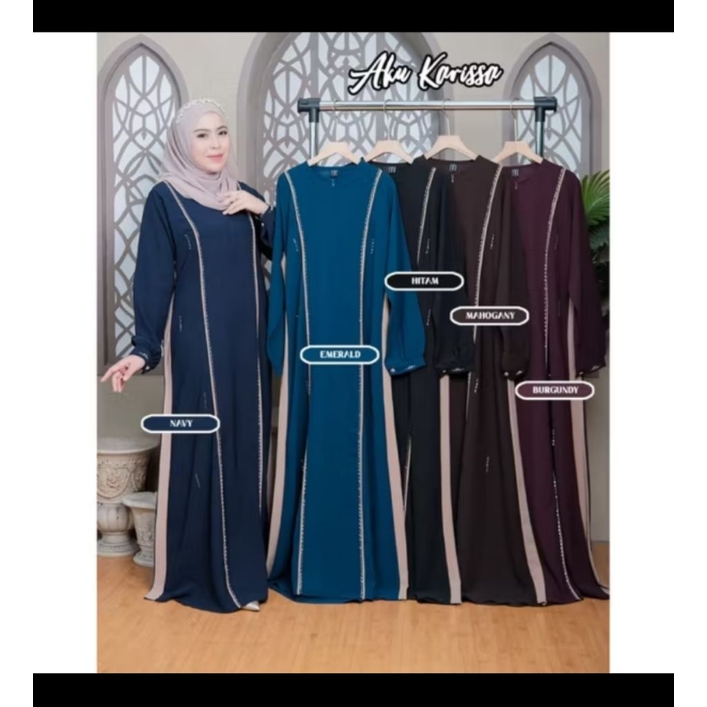 Gamis Riskaniya aku karissa/Gamis aku karissa/Gamis aku karissa/riskaniya dress/gamis aku karissa