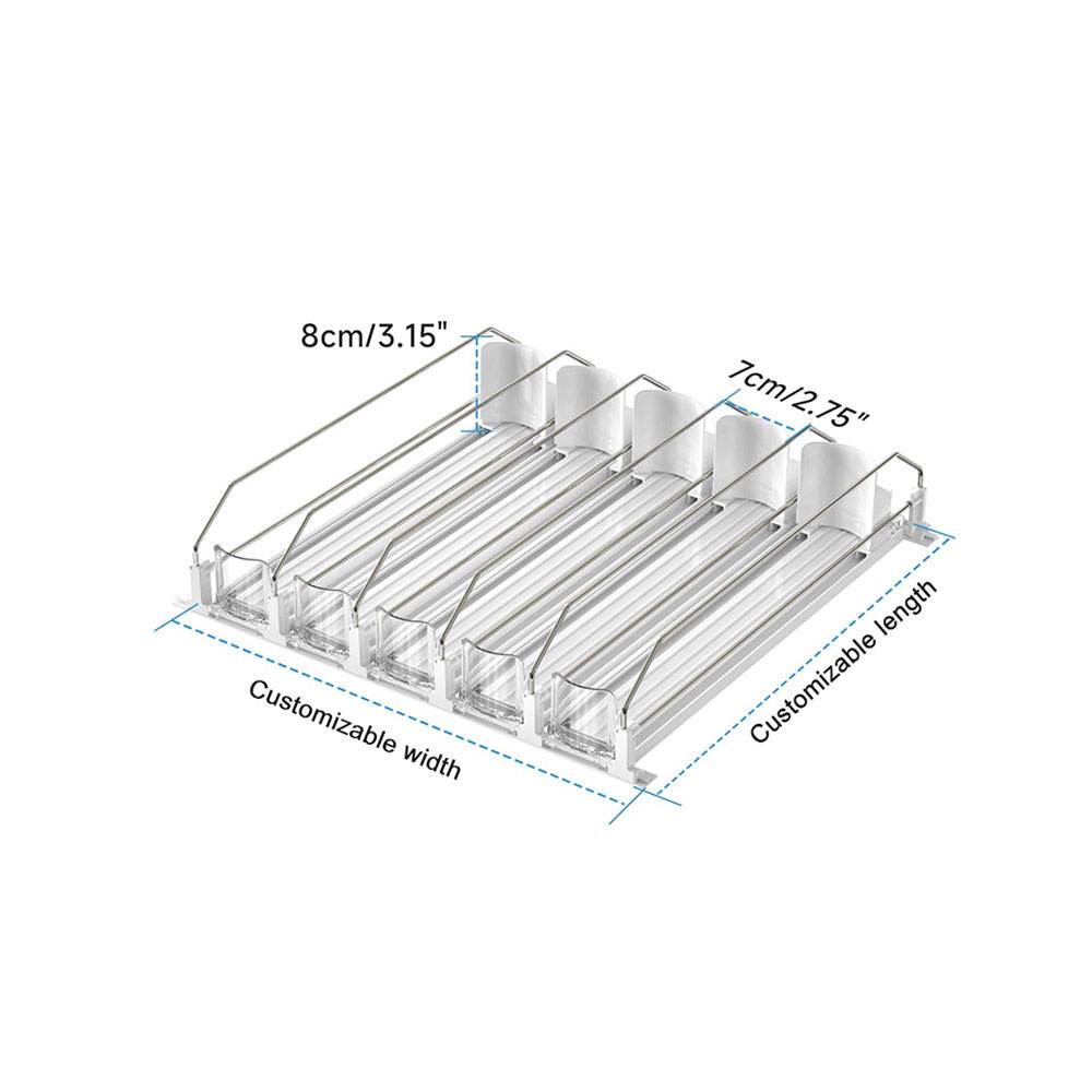 3pcs Acrylic Rokok / Pusher Pendorong Otomatis Minuman Kaleng / Pusher Display Rak Toko / Warung
