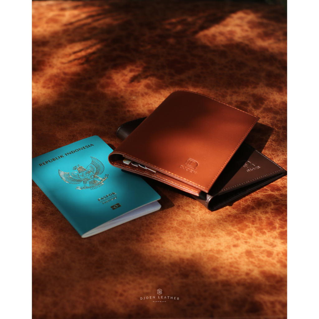 djoen leather dompet paspor kulit sapi asli