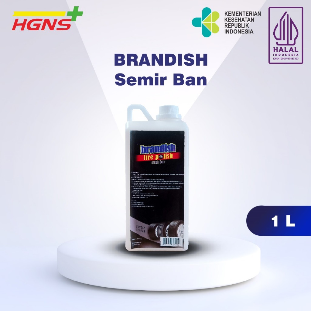 BRANDISH Semir Ban Mobil Motor 1 Liter & 5 Liter / Semir ban higienis / Semir ban ekonomis