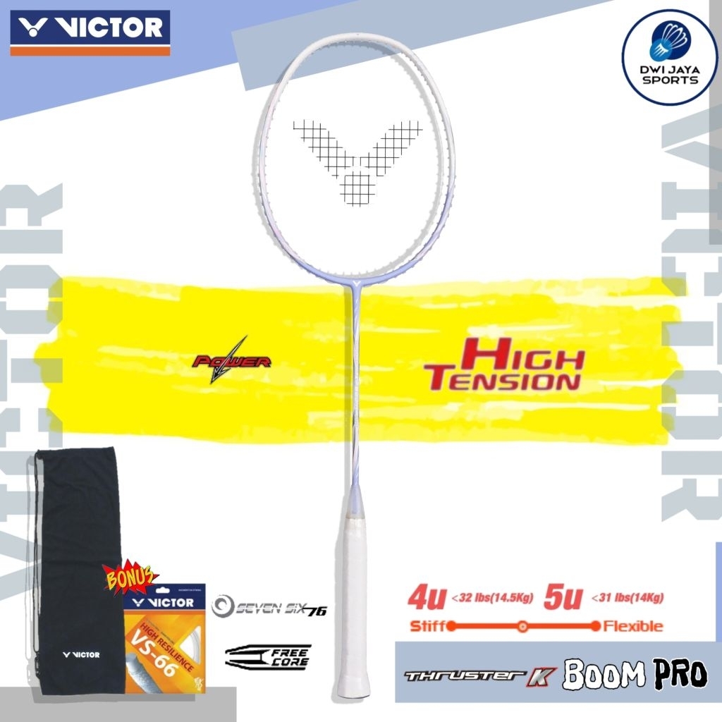New Raket Badminton Victor Thruster K BOOM PRO J | Raket Victor TK BOOM PRO | Victor Thruster Boom