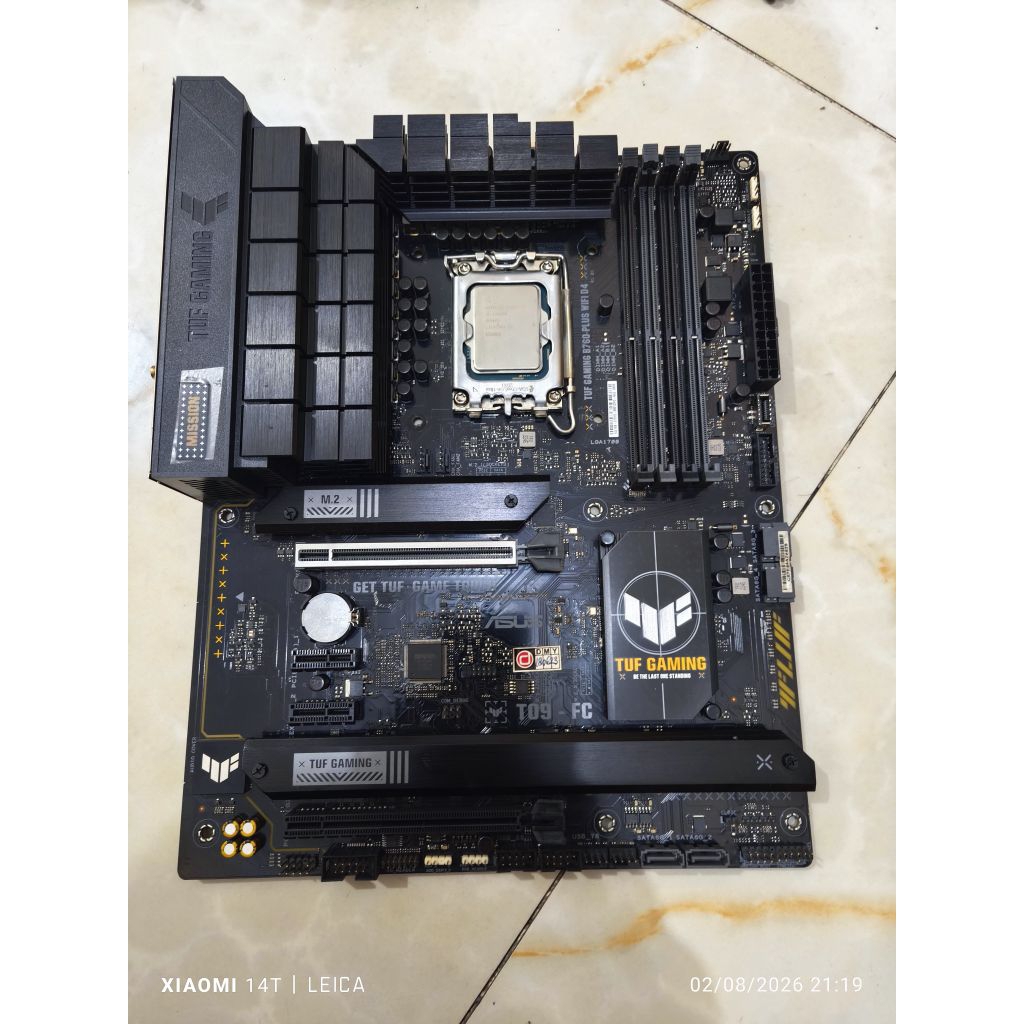 paket Intel gen 13 core i5 13400f Dan Asus TUF gaming b760 ddr5 bukan i7 i9
