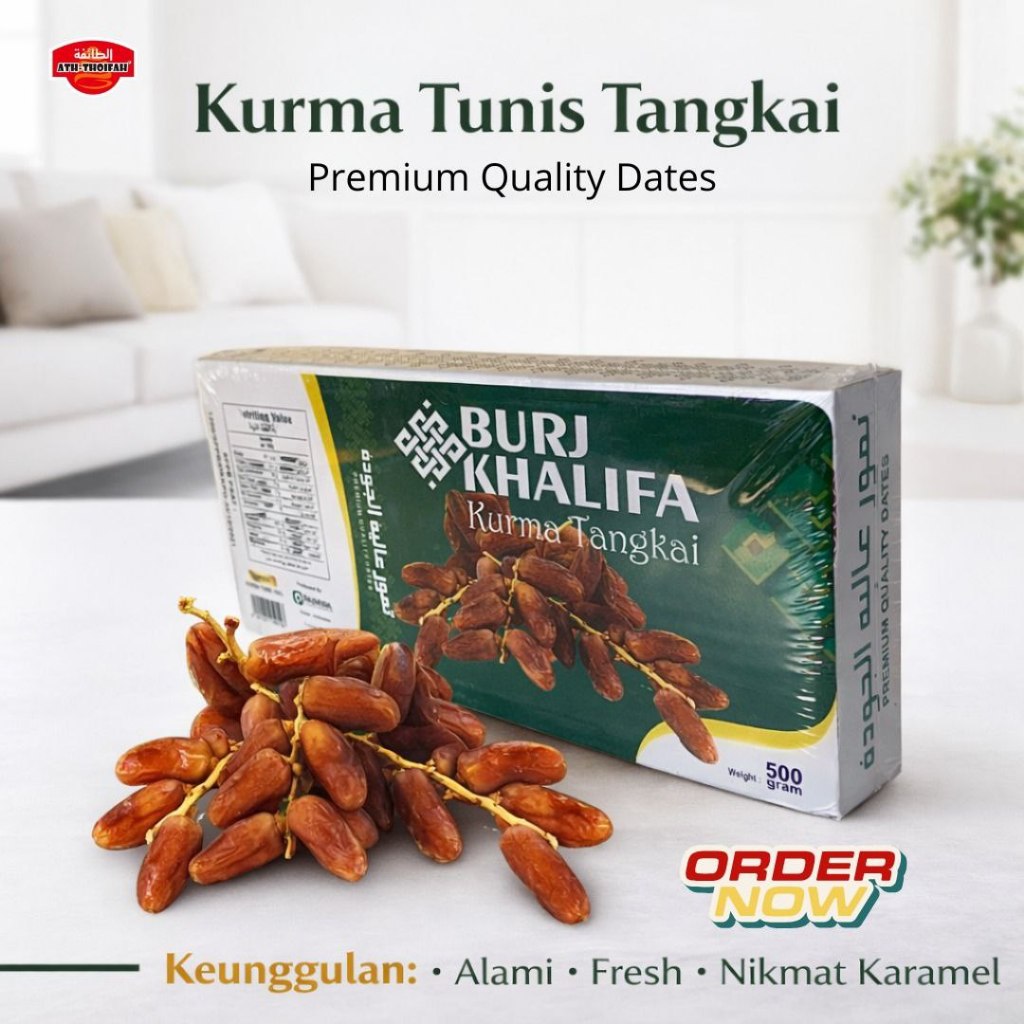 kurma tunisia tangkai 500gram