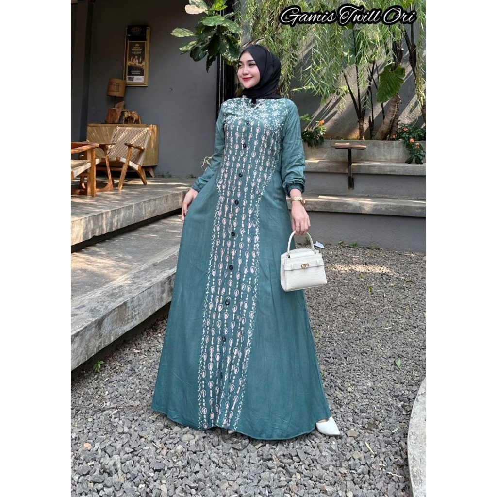 Gamis Twill Ori Gamis Twill Busui Gamis Twill Jumbo Gamis Batik