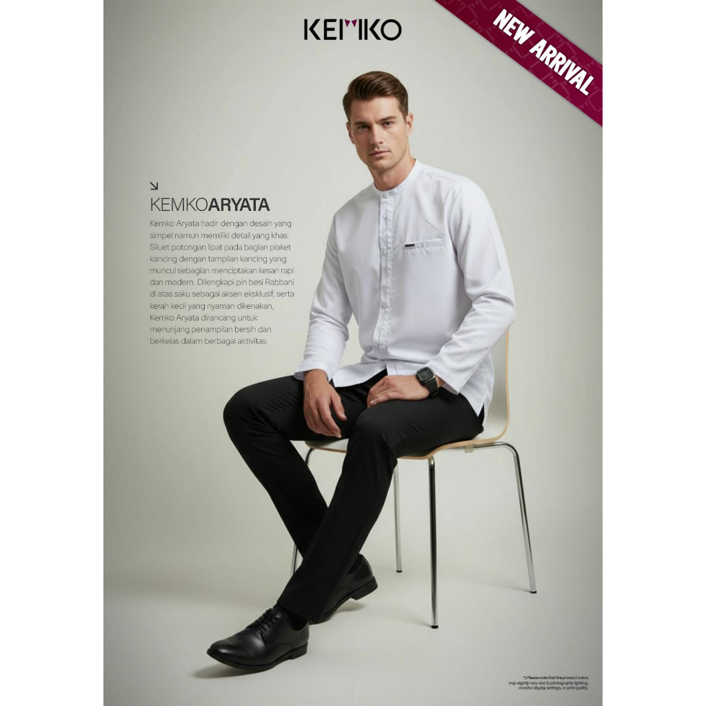 Kemko Aryata |Kemko Lengan Panjang | Kemeja Lengan Panjang | Koko Lengan Panjang | Koko Rabbani | Ko