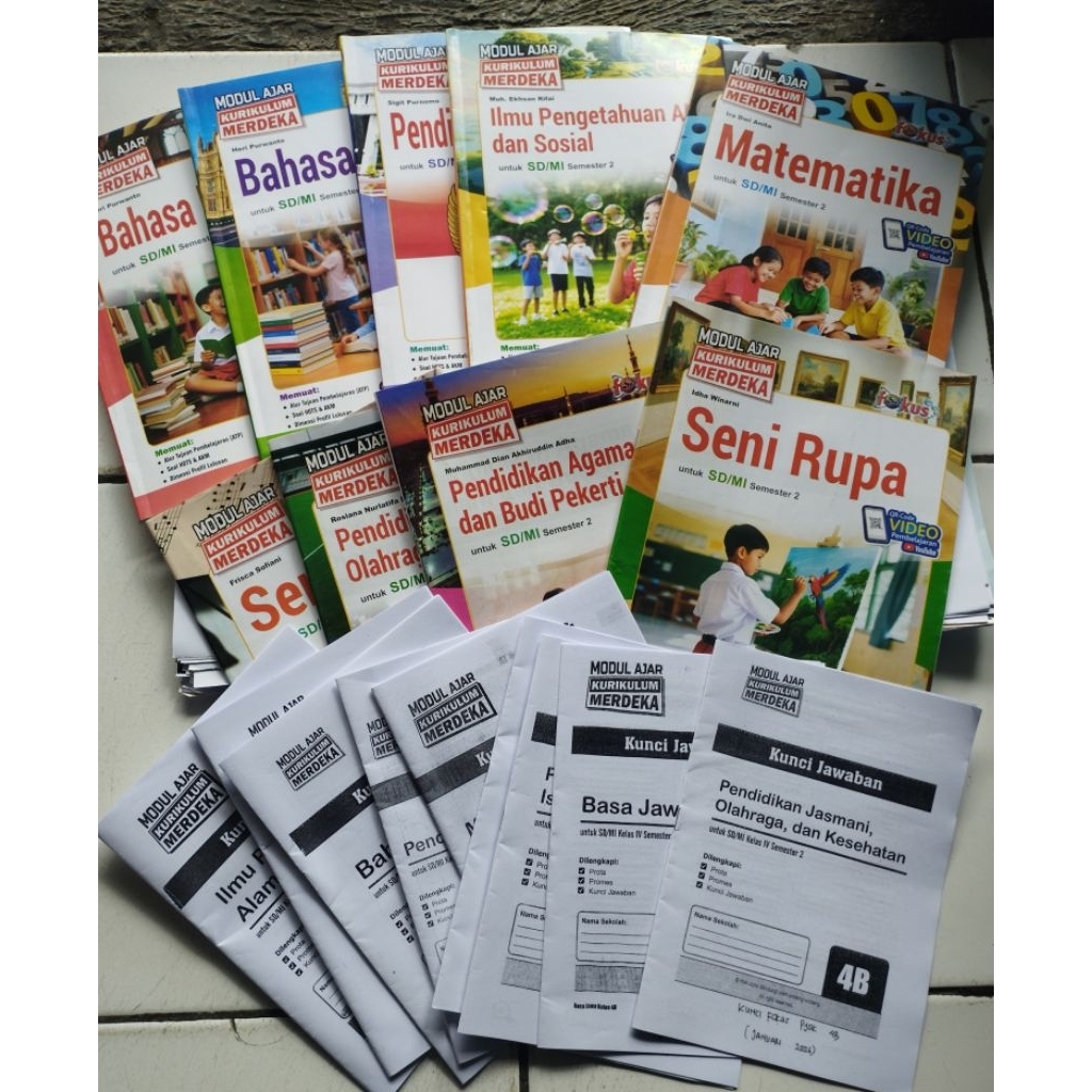 LKS KELAS 4 + KUNCI (SEBAGIAN) FOKUS