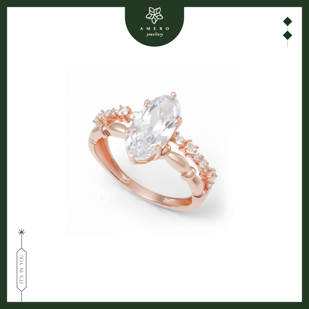 Cincin Emas 17K Roxe RR-85 Amero Jewellery