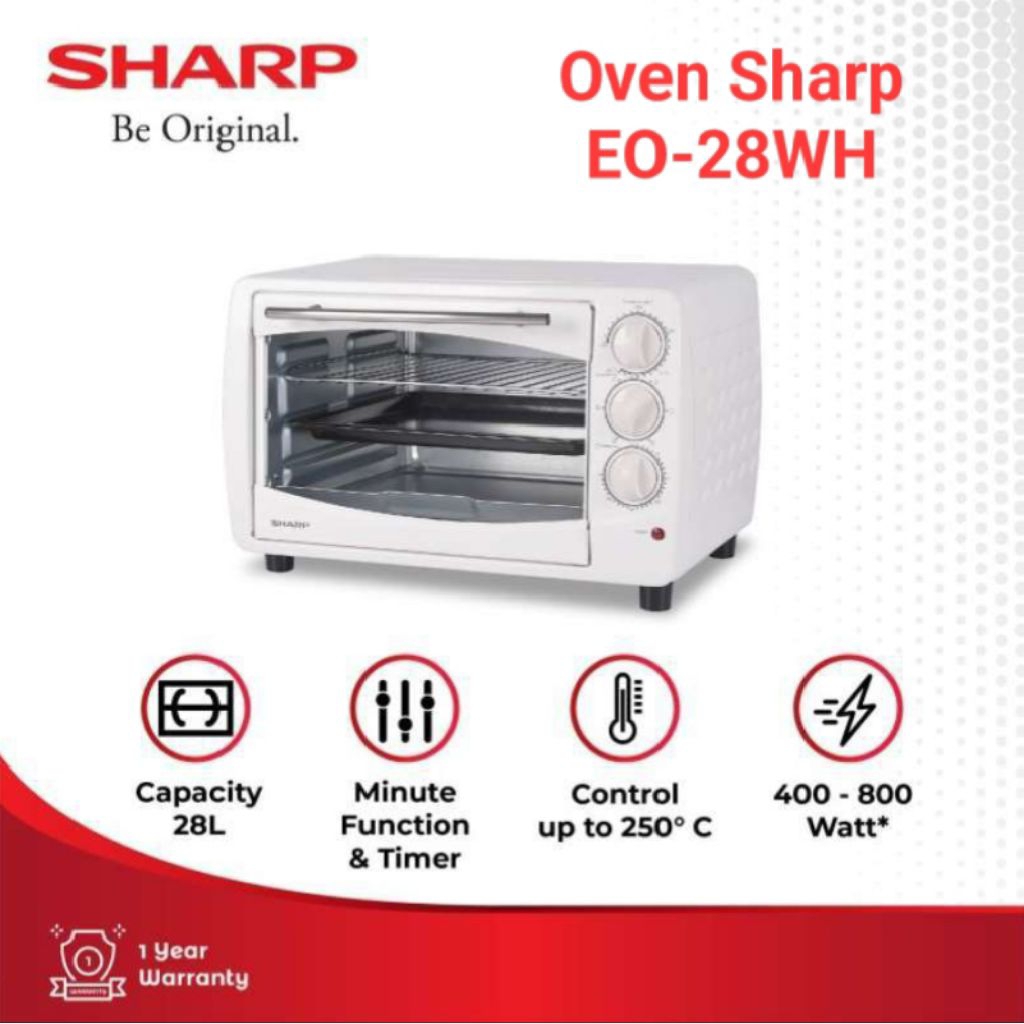 OVEN LISTRIK SHARP 28 LITER EO-28WH