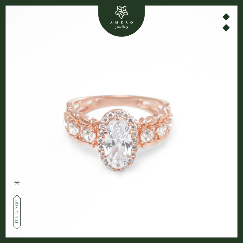 Cincin Emas 17K Roxe RR-78 Amero Jewellery