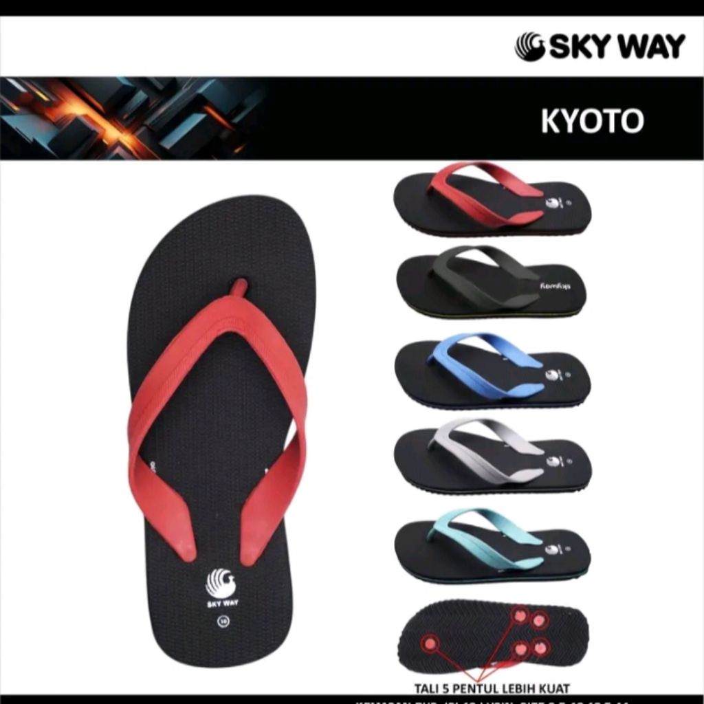 Sandal Grosir Skyway Kyoto ( 6 pasang ) tidak jual satuan