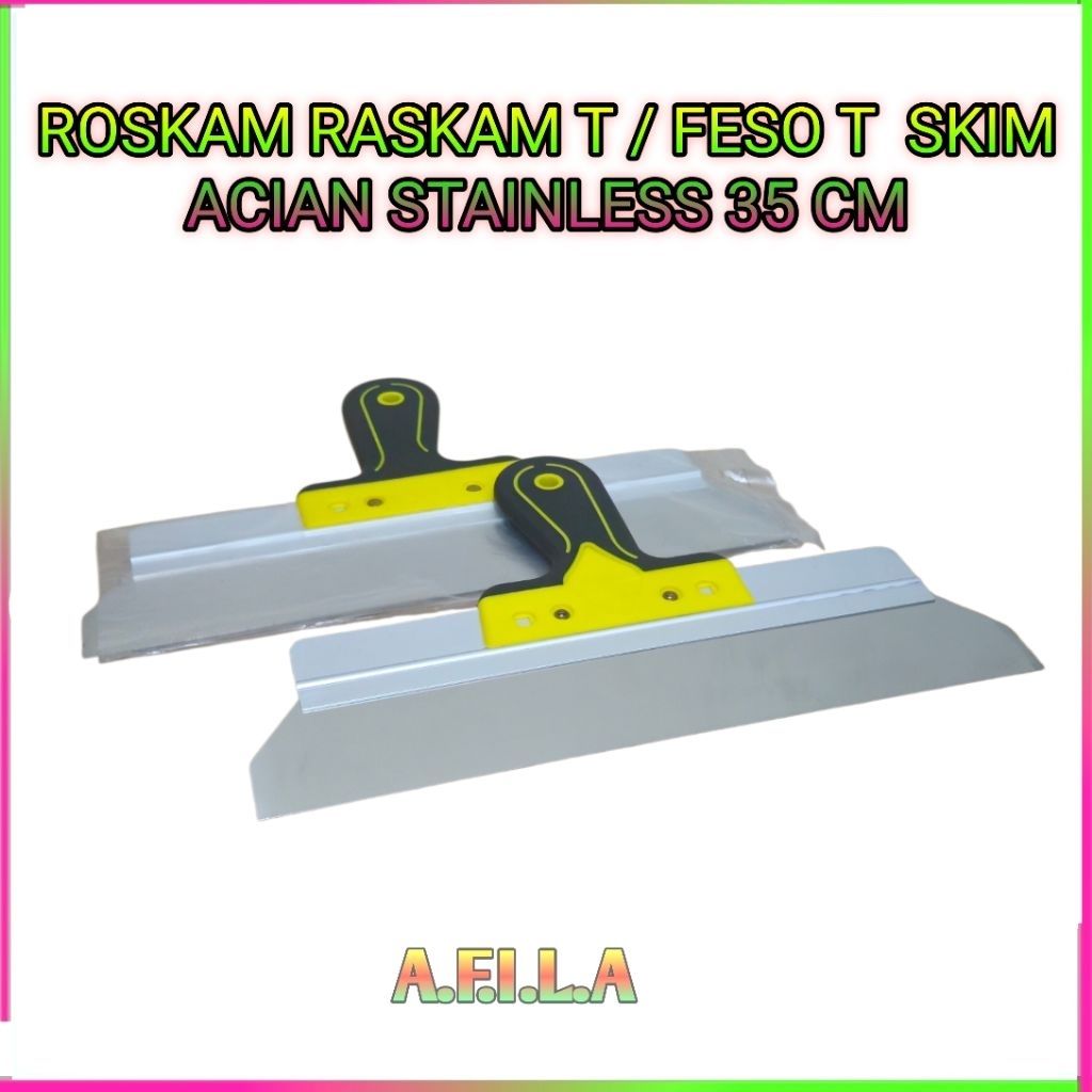 RASKAM ROSKAM T / PESO T SKIM STAINLESS  ACIAN PLAMIR KOMPON 35 CM