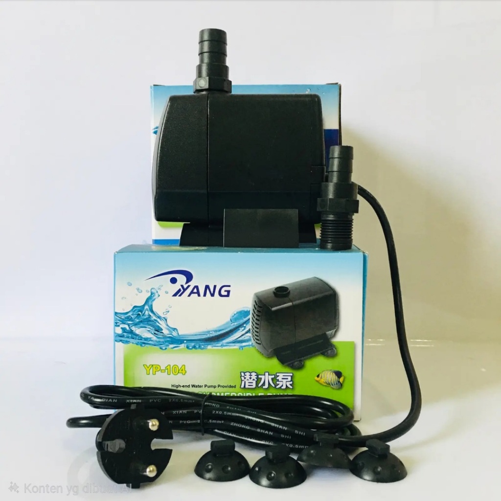 YANG YP-104 Submersible Pump Pompa Air Celup Aquarium / Kolam YP104