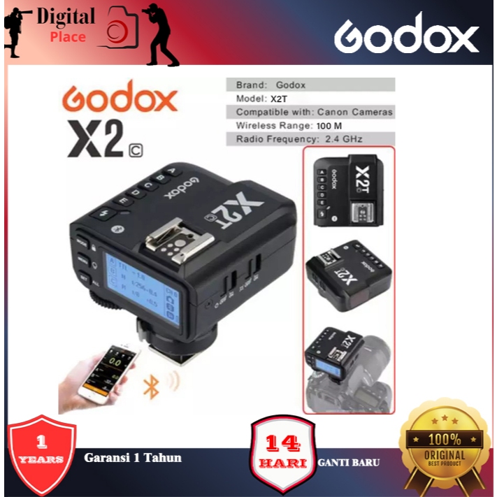 GODOX X2T for CANON wireless triger transmiter X2 HSS TTL XT2 LIGHT